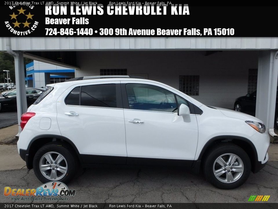 2017 Chevrolet Trax LT AWD Summit White / Jet Black Photo #1