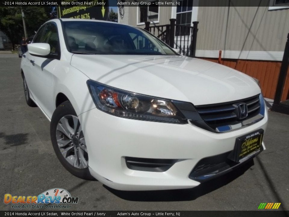 2014 Honda Accord LX Sedan White Orchid Pearl / Ivory Photo #1