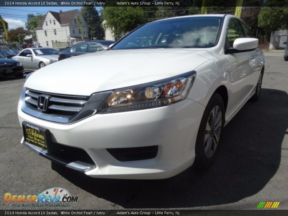 2014 Honda Accord LX Sedan White Orchid Pearl / Ivory Photo #3