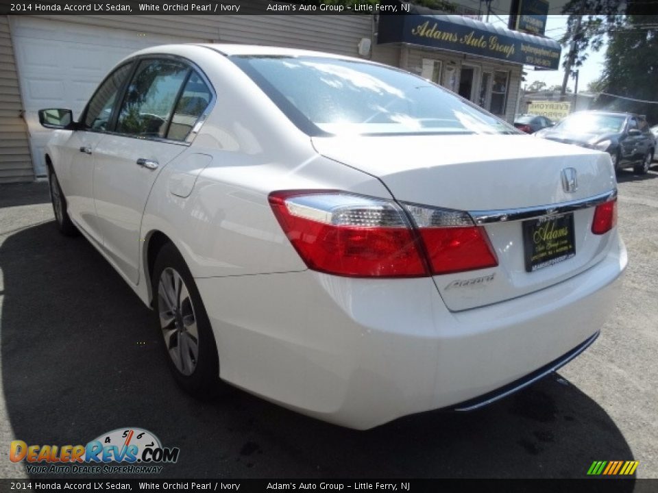 2014 Honda Accord LX Sedan White Orchid Pearl / Ivory Photo #4
