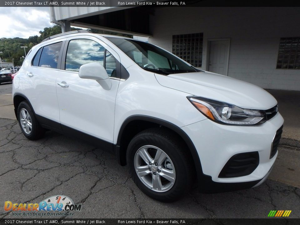 2017 Chevrolet Trax LT AWD Summit White / Jet Black Photo #9