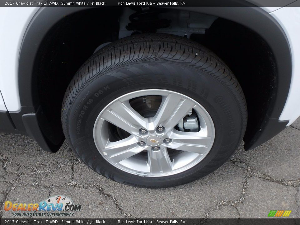 2017 Chevrolet Trax LT AWD Summit White / Jet Black Photo #10