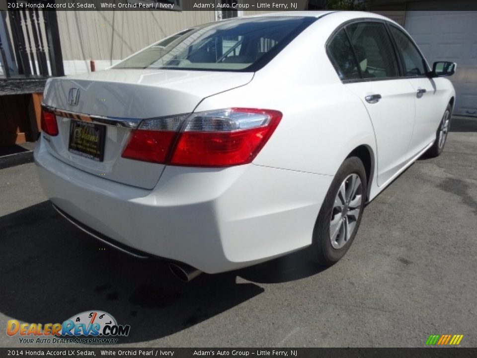 2014 Honda Accord LX Sedan White Orchid Pearl / Ivory Photo #6