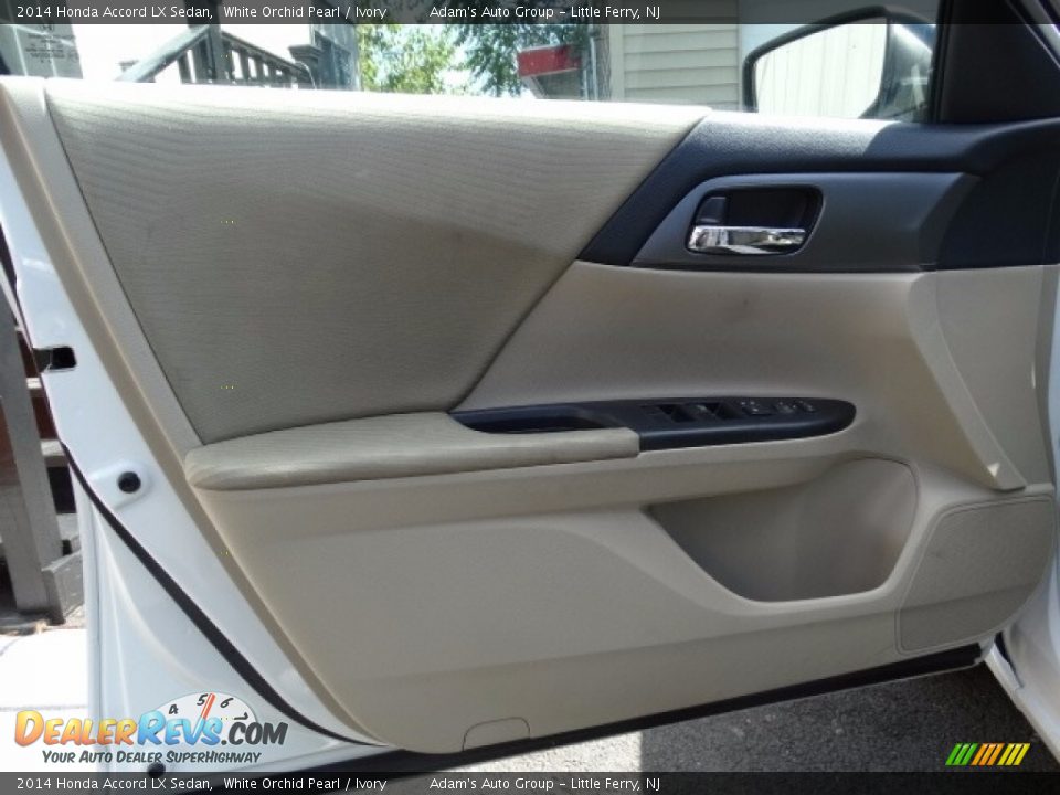 2014 Honda Accord LX Sedan White Orchid Pearl / Ivory Photo #7