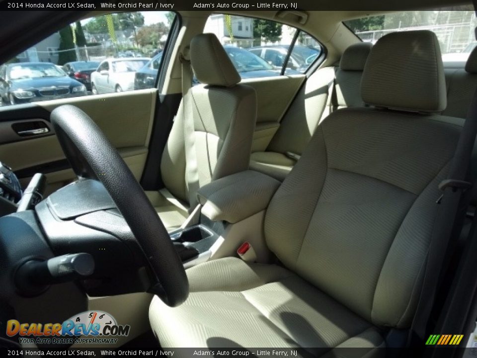2014 Honda Accord LX Sedan White Orchid Pearl / Ivory Photo #10