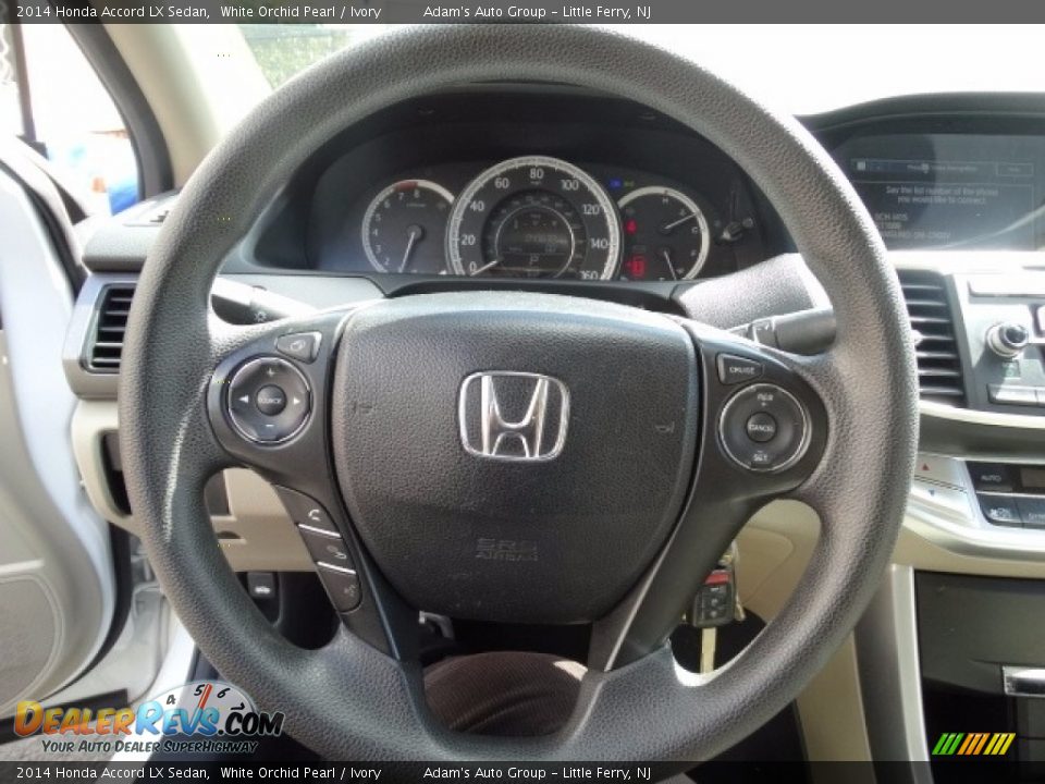2014 Honda Accord LX Sedan White Orchid Pearl / Ivory Photo #12