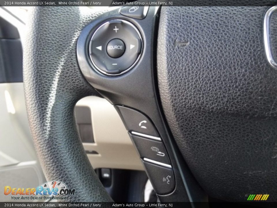2014 Honda Accord LX Sedan White Orchid Pearl / Ivory Photo #13