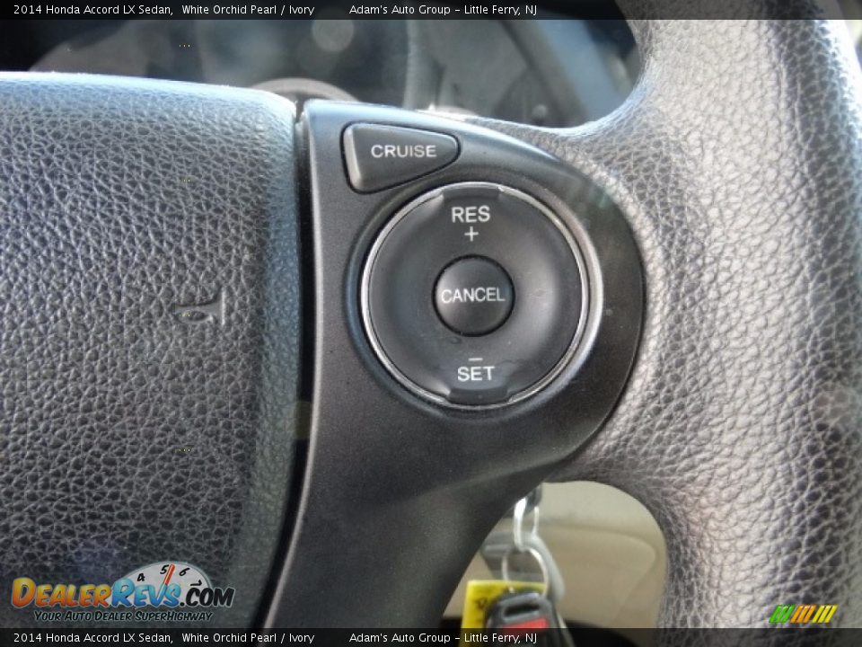 2014 Honda Accord LX Sedan White Orchid Pearl / Ivory Photo #14
