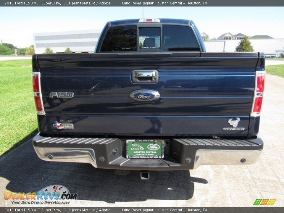 2013 Ford F150 XLT SuperCrew Blue Jeans Metallic / Adobe Photo #8