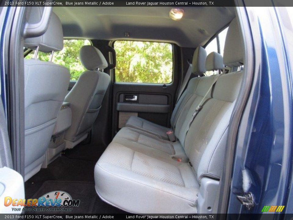 2013 Ford F150 XLT SuperCrew Blue Jeans Metallic / Adobe Photo #14