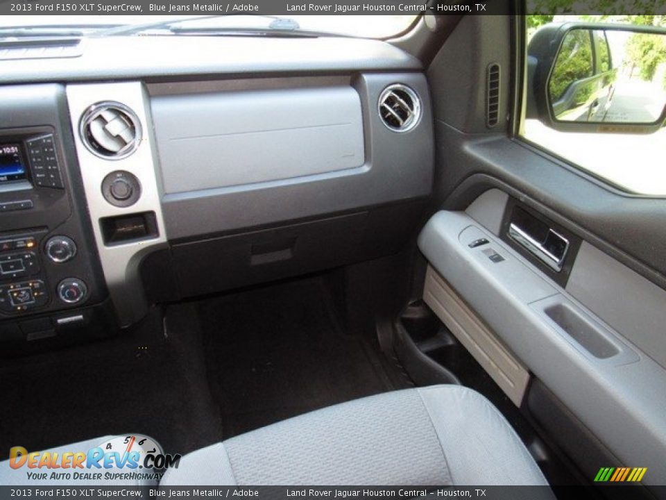 2013 Ford F150 XLT SuperCrew Blue Jeans Metallic / Adobe Photo #16