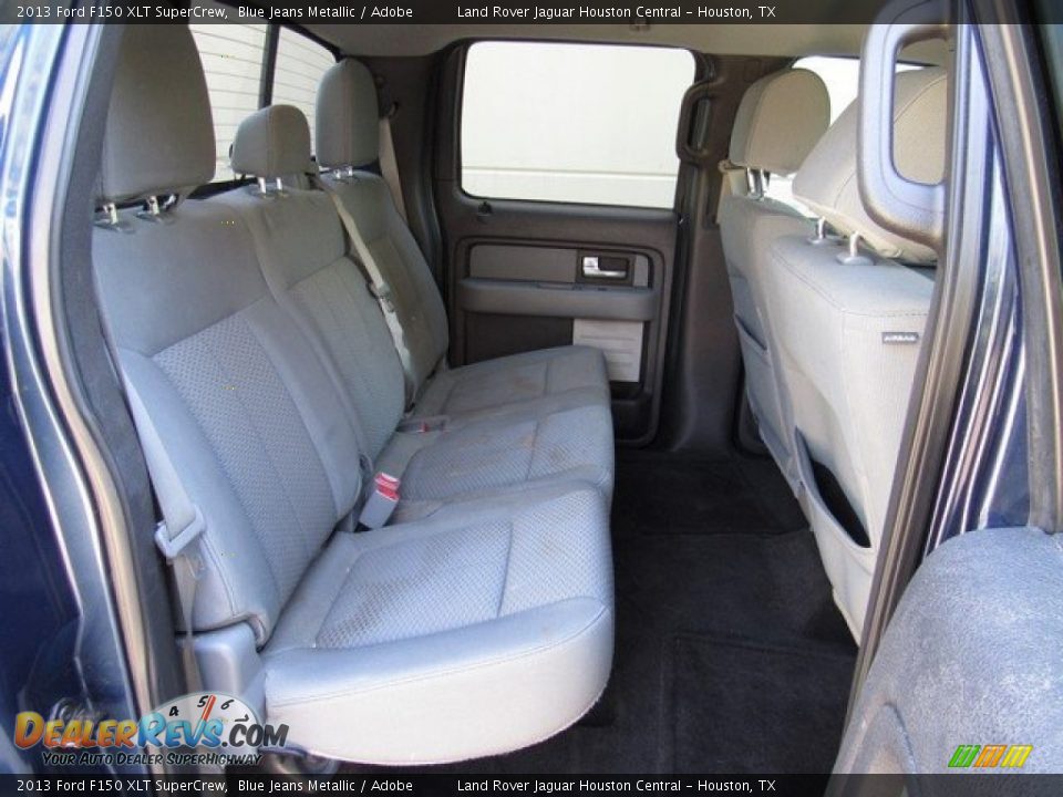 2013 Ford F150 XLT SuperCrew Blue Jeans Metallic / Adobe Photo #17