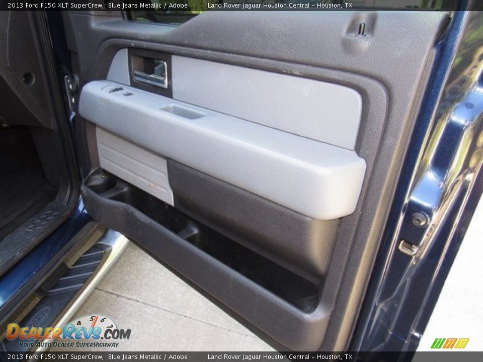 2013 Ford F150 XLT SuperCrew Blue Jeans Metallic / Adobe Photo #18