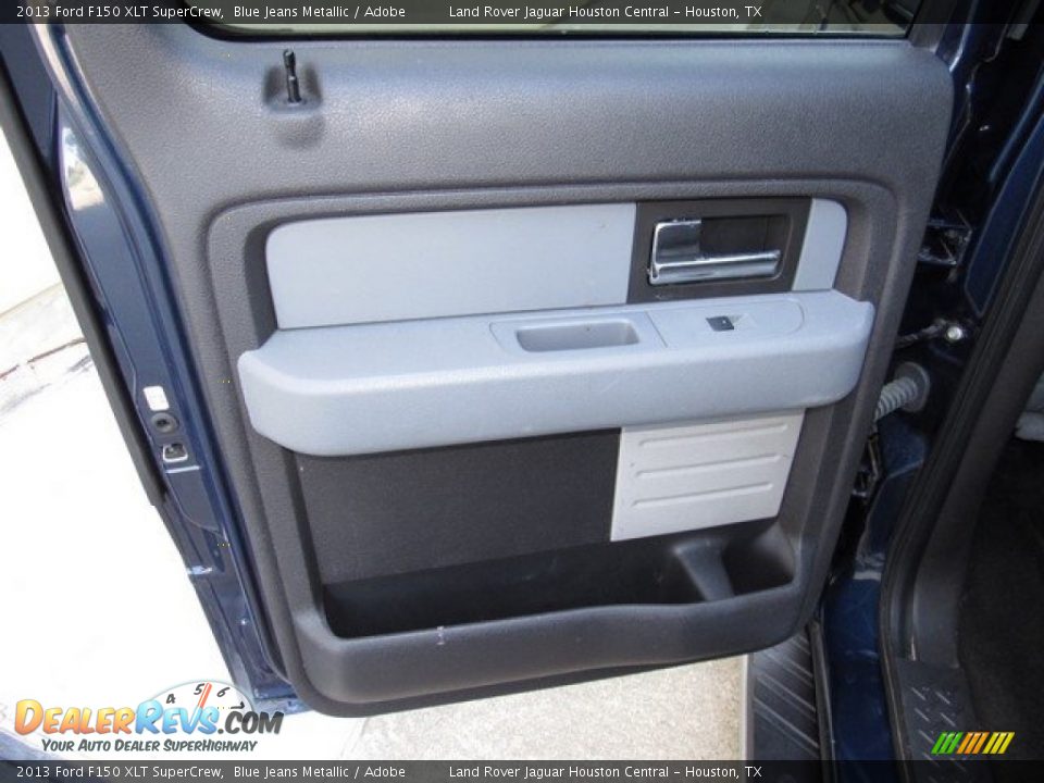 2013 Ford F150 XLT SuperCrew Blue Jeans Metallic / Adobe Photo #20