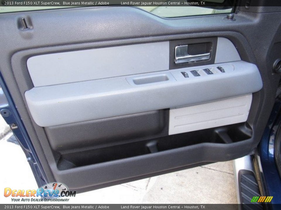 2013 Ford F150 XLT SuperCrew Blue Jeans Metallic / Adobe Photo #21