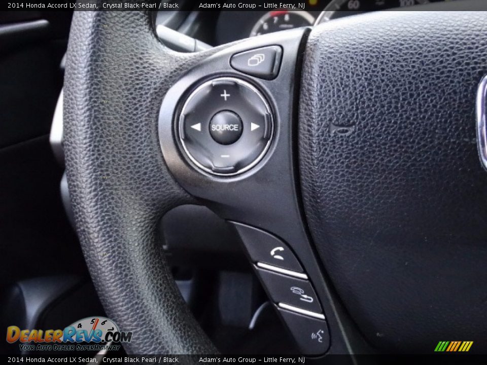 2014 Honda Accord LX Sedan Crystal Black Pearl / Black Photo #19