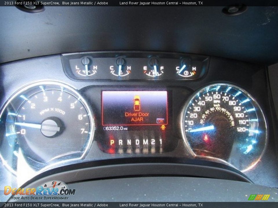 2013 Ford F150 XLT SuperCrew Blue Jeans Metallic / Adobe Photo #27