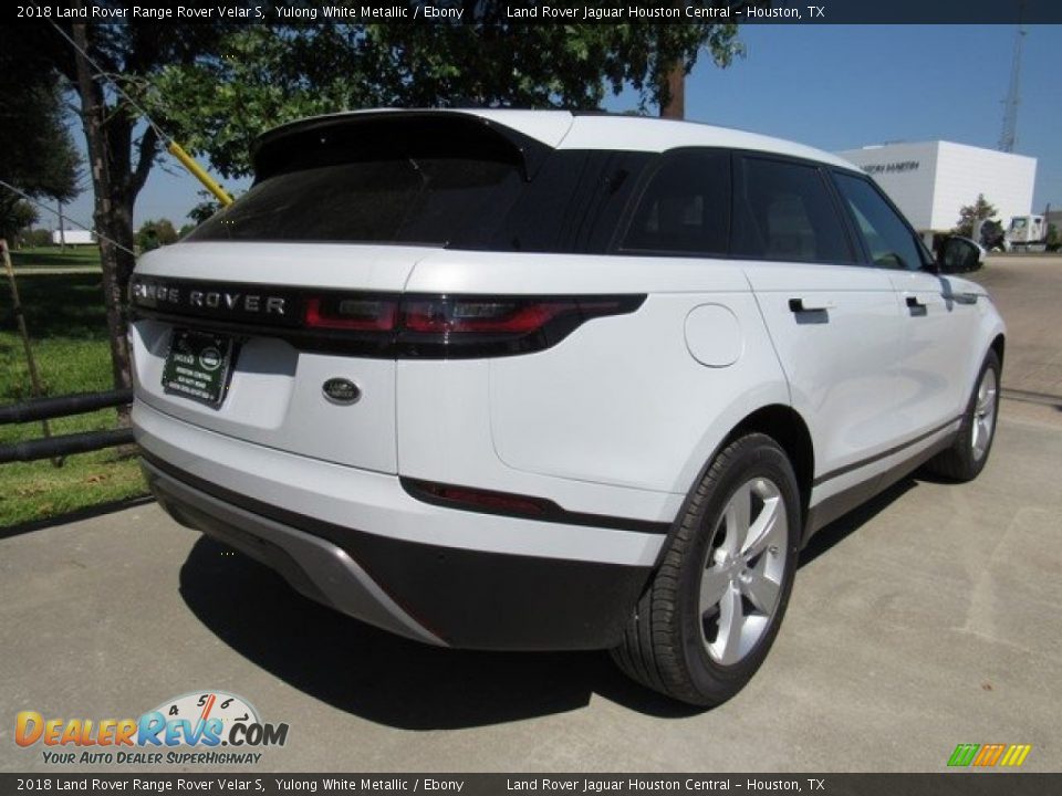 2018 Land Rover Range Rover Velar S Yulong White Metallic / Ebony Photo #7
