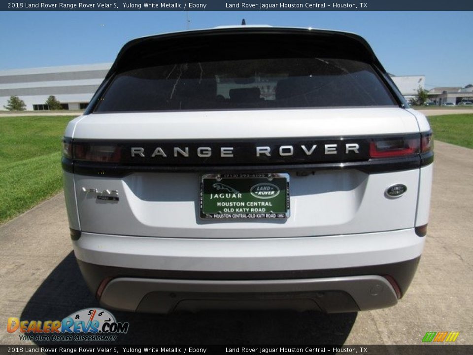 2018 Land Rover Range Rover Velar S Yulong White Metallic / Ebony Photo #8