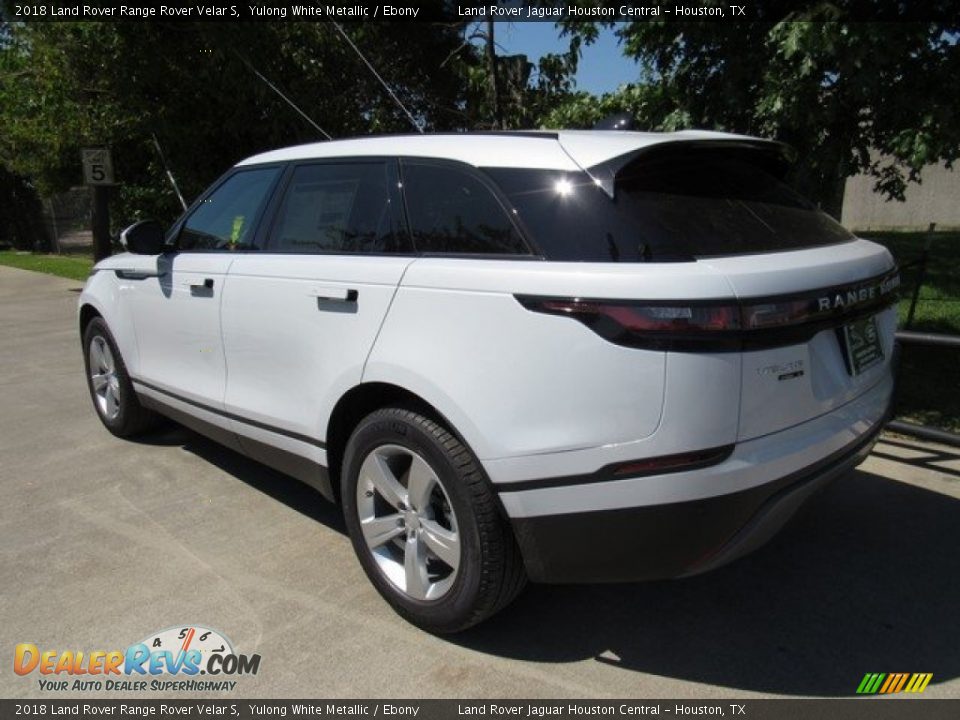 2018 Land Rover Range Rover Velar S Yulong White Metallic / Ebony Photo #12