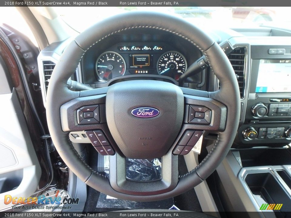 2018 Ford F150 XLT SuperCrew 4x4 Steering Wheel Photo #17