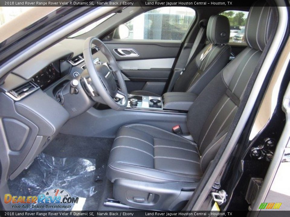 Ebony Interior - 2018 Land Rover Range Rover Velar R Dynamic SE Photo #3