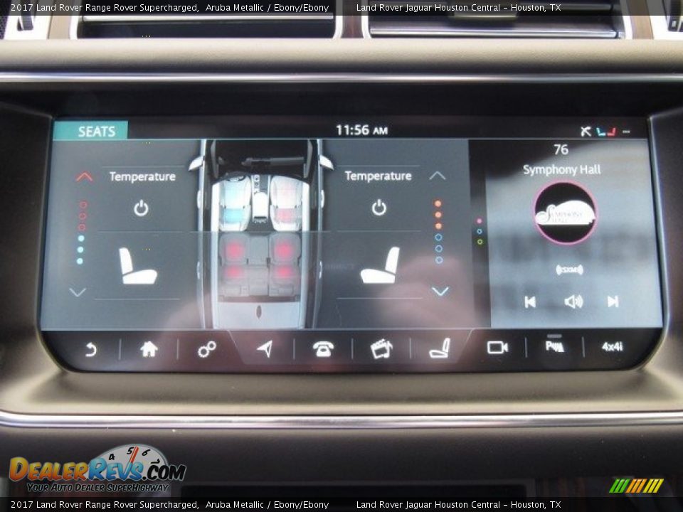 2017 Land Rover Range Rover Supercharged Aruba Metallic / Ebony/Ebony Photo #22