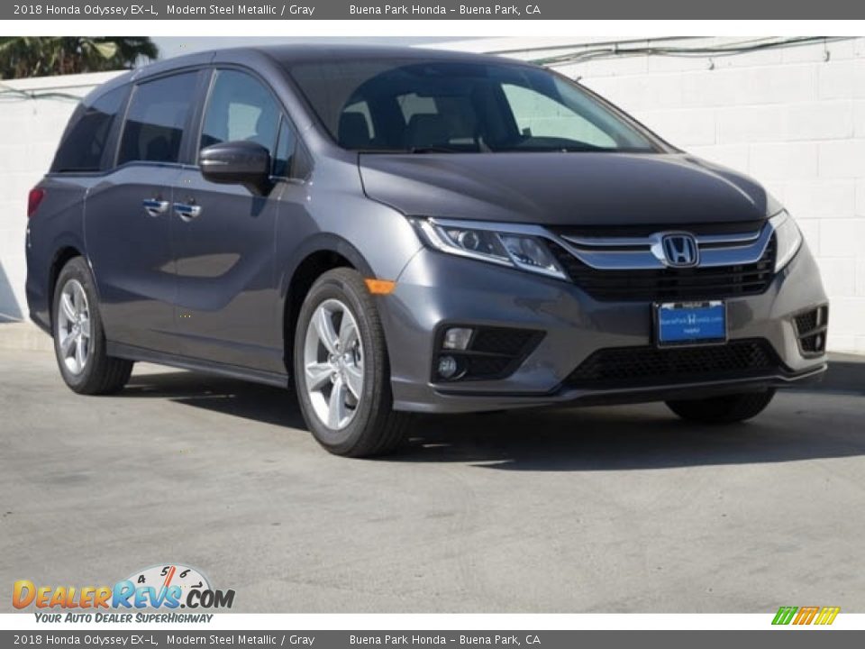 2018 Honda Odyssey EX-L Modern Steel Metallic / Gray Photo #1