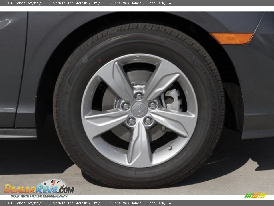 2018 Honda Odyssey EX-L Modern Steel Metallic / Gray Photo #5