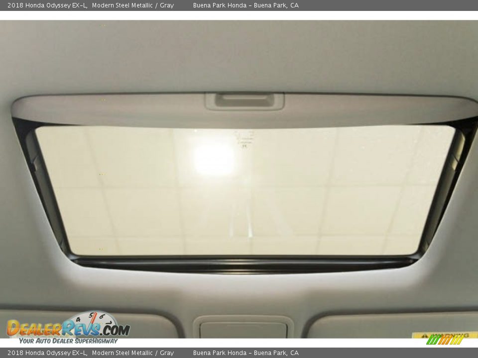 2018 Honda Odyssey EX-L Modern Steel Metallic / Gray Photo #15