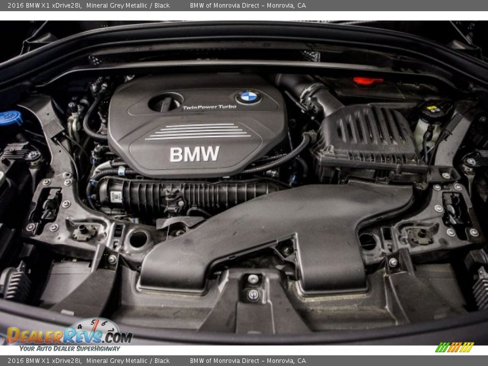 2016 BMW X1 xDrive28i Mineral Grey Metallic / Black Photo #9