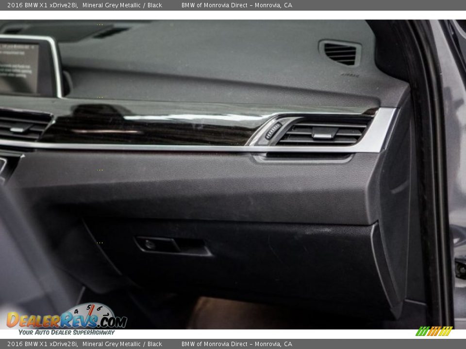 2016 BMW X1 xDrive28i Mineral Grey Metallic / Black Photo #25