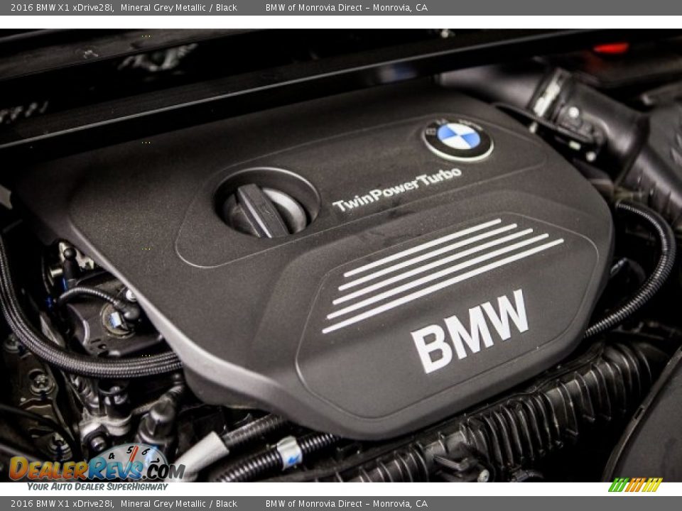 2016 BMW X1 xDrive28i Mineral Grey Metallic / Black Photo #28