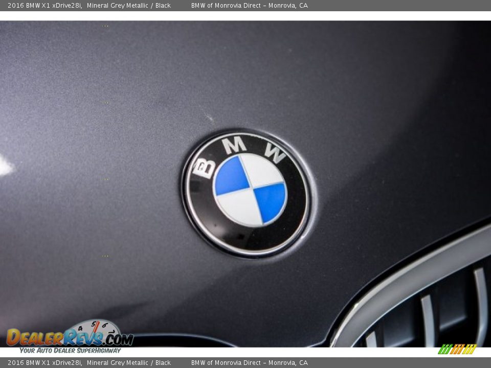 2016 BMW X1 xDrive28i Mineral Grey Metallic / Black Photo #30