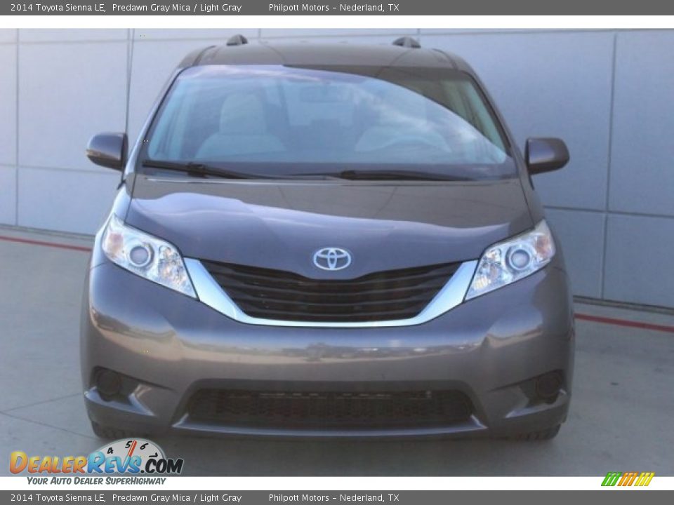 2014 Toyota Sienna LE Predawn Gray Mica / Light Gray Photo #2