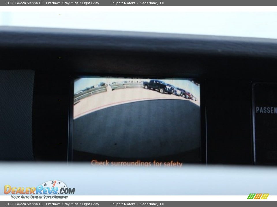 2014 Toyota Sienna LE Predawn Gray Mica / Light Gray Photo #14