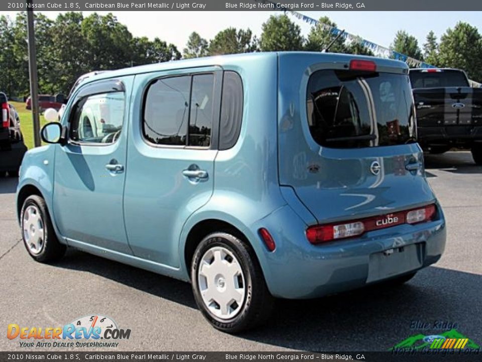 2010 Nissan Cube 1.8 S Caribbean Blue Pearl Metallic / Light Gray Photo #2