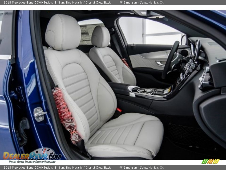 Crystal Grey/Black Interior - 2018 Mercedes-Benz C 300 Sedan Photo #2