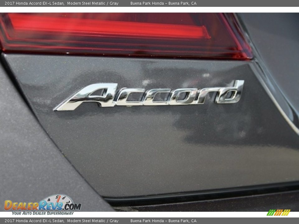 2017 Honda Accord EX-L Sedan Modern Steel Metallic / Gray Photo #3