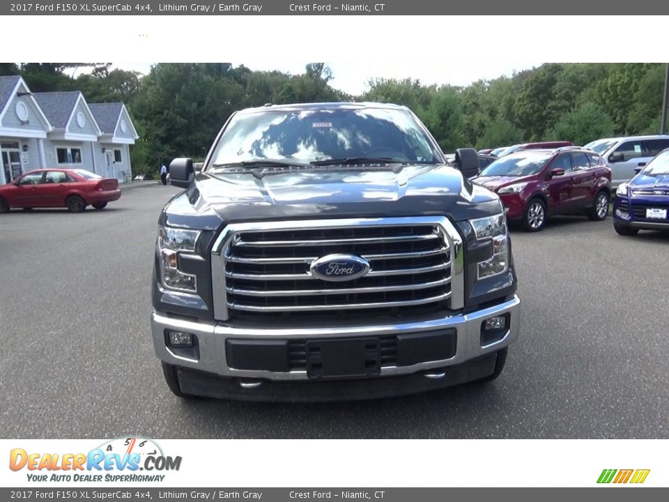 2017 Ford F150 XL SuperCab 4x4 Lithium Gray / Earth Gray Photo #2