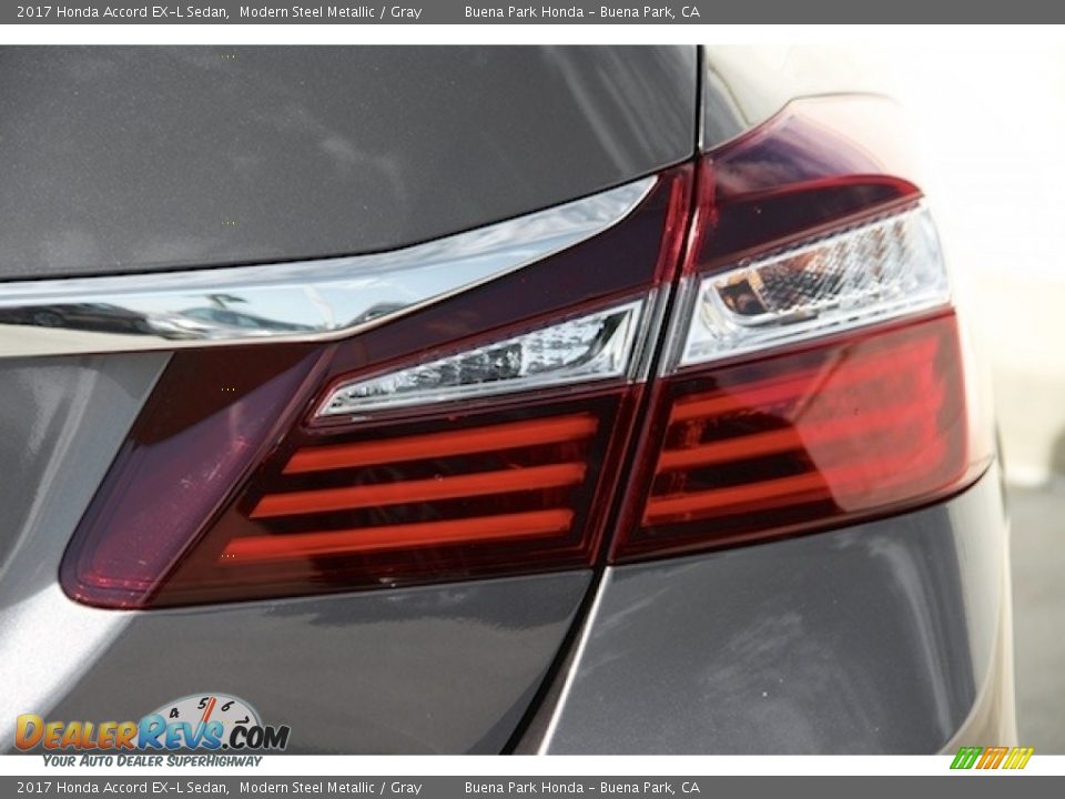 2017 Honda Accord EX-L Sedan Modern Steel Metallic / Gray Photo #4