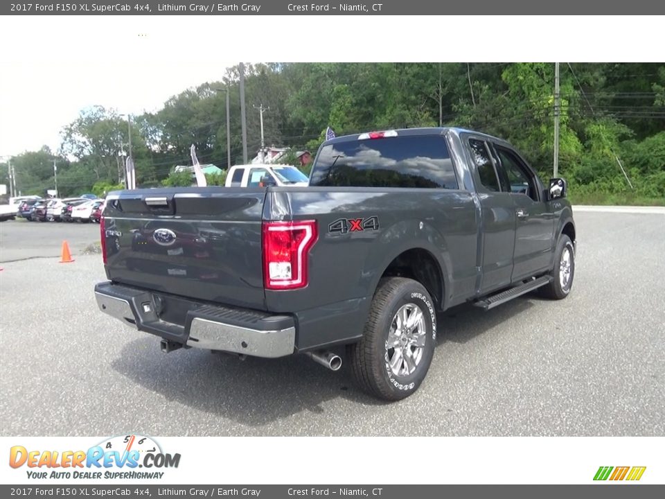 2017 Ford F150 XL SuperCab 4x4 Lithium Gray / Earth Gray Photo #7