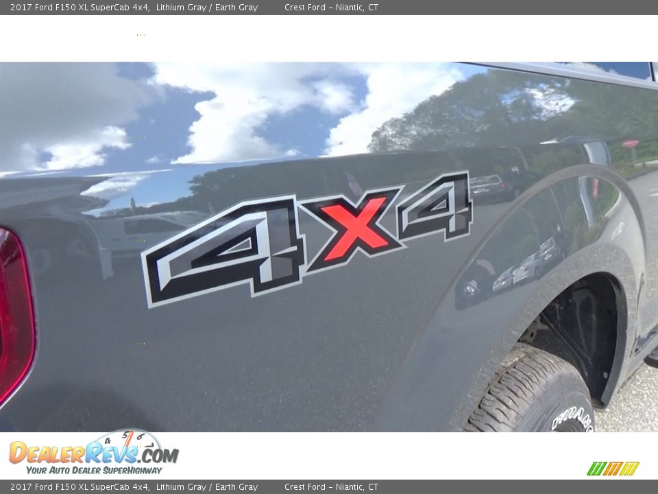 2017 Ford F150 XL SuperCab 4x4 Lithium Gray / Earth Gray Photo #9