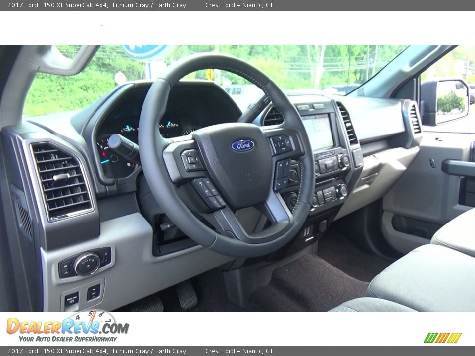 2017 Ford F150 XL SuperCab 4x4 Lithium Gray / Earth Gray Photo #11