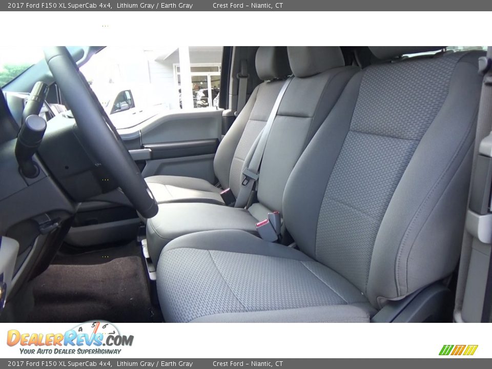 2017 Ford F150 XL SuperCab 4x4 Lithium Gray / Earth Gray Photo #12
