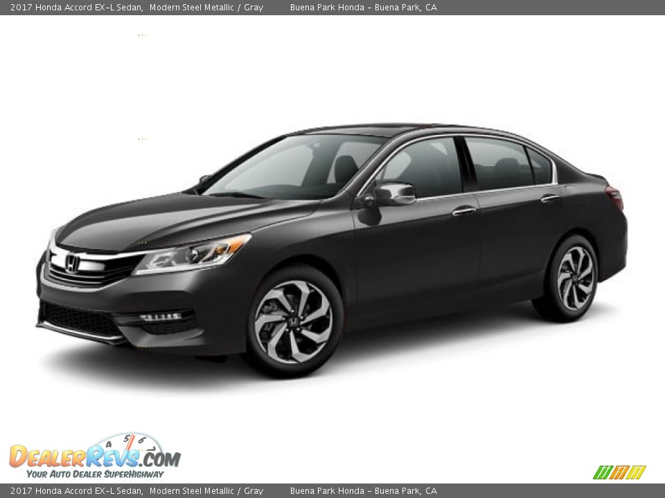 2017 Honda Accord EX-L Sedan Modern Steel Metallic / Gray Photo #20
