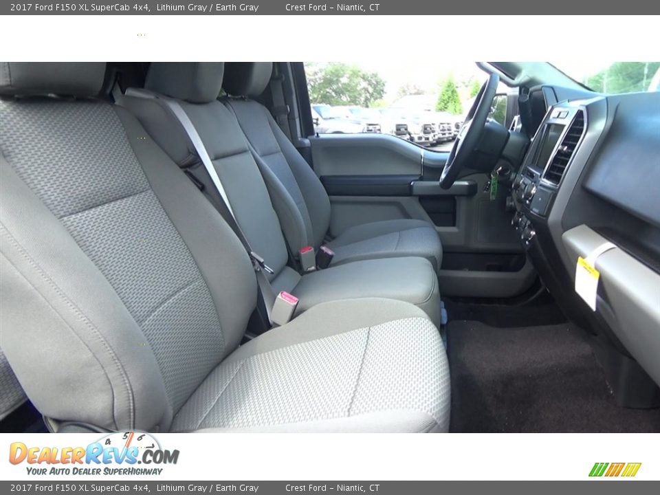 2017 Ford F150 XL SuperCab 4x4 Lithium Gray / Earth Gray Photo #25
