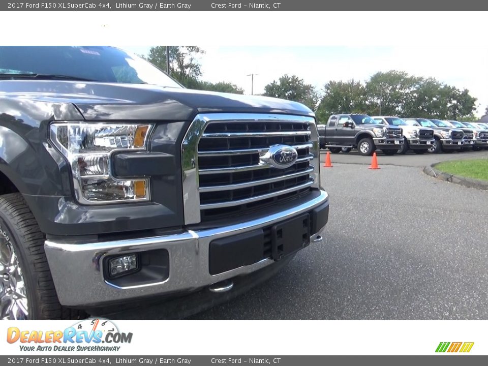 2017 Ford F150 XL SuperCab 4x4 Lithium Gray / Earth Gray Photo #28