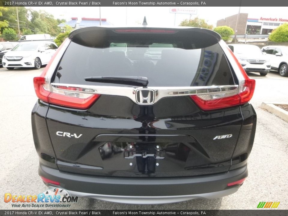 2017 Honda CR-V EX AWD Crystal Black Pearl / Black Photo #3