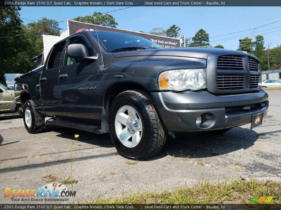 2003 Dodge Ram 1500 SLT Quad Cab Graphite Metallic / Dark Slate Gray Photo #1